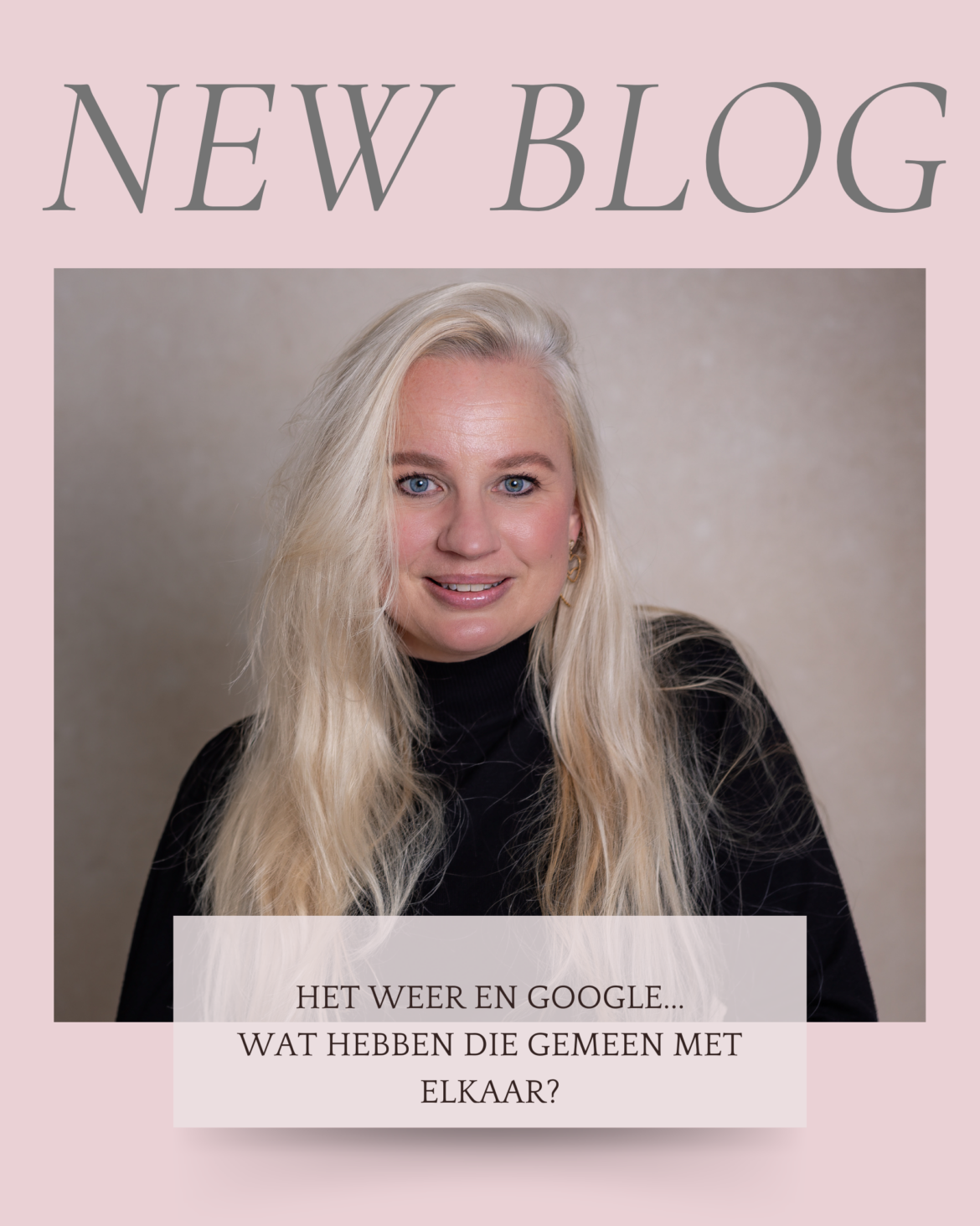Het weer verandert en Google ook